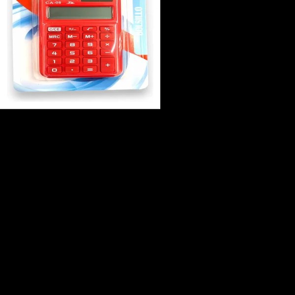 CALCULADORA BOLSILLO BASIC CELICA ROJO 8 DIG.CA08 BLISTER